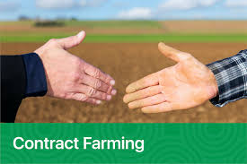 Farmer group signing contracts with EDC agronomist